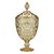 POTICHE DECORATIVO DIAMOND AMBAR METALIZADO 15x32 CM LYOR - Imagem 3