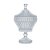 POTICHE DECORATIVO C/PE CRISTAL RENAISSANCE 11,5x20CM LAYOR - Imagem 2
