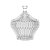 POTICHE DECORATIVO DE CRISTAL RENAISSANCE 11,5x13,5 CM LYOR - Imagem 2