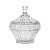 POTICHE DECORATIVO DE CRISTAL RENAISSANCE 17,5x20 CM LYOR - Imagem 3