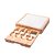 CONJUNTO 6 PECAS PARA QUEIJO TERRAZO 23X23X4CM LYOR - Imagem 1