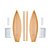 CONJUNTO 8 PECAS PARA SUSHI DE BAMBU NAGASAKI LYOR - Imagem 2