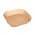 CONJUNTO 50 FORMAS DE PAPEL PARA AIR FRYER 16x16x4,5 CM LYOR - Imagem 2