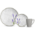 APARELHO DE JANTAR ALFAZEMA 12 PC COM CANECA - Imagem 1