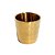 COPO PAREDE DUPLA ACO INOX DOURADO 120ML - Imagem 1