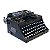 MAQUINA DE ESCREVER MINIATURA DECOR VINTAGE METAL - Imagem 3