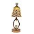 ABAJUR DE MESA TOUCH 3 TONS DE LUZ GOLD METAL ACRILICO 36CM - Imagem 2