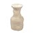 VASO DECORATIVO TEXTURIZADO EM CERAMICA CINZA 28X16CM - Imagem 1