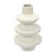 VASO EM CERAMICA BRANCO TEXTURIZADO GL235 28X17CM - Imagem 1