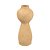 VASO ORGANICO EM CERAMICA TERRACOTA DECORATIVO 34X14CM - Imagem 1
