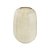 VASO EM VIDRO MARROM CLARO FOSCO DECORATIVO 33X23CM - Imagem 1