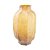 VASO DECORATIVO EM VIDRO AMBAR FOSCO 45X25CM - Imagem 1