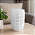 VASO EM VIDRO BRANCO FOSCO COM DETALHES INCOLOR G 34X26 - Imagem 2