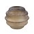 VASO EM VIDRO MARROM FOSCO DECORATIVO P 29X33CM - Imagem 1