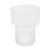 VASO DECORATIVO EM VIDRO INCOLOR P 21X16CM - Imagem 1