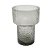 VASO DECORATIVO EM VIDRO FUME G 30X21CM - Imagem 1