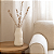 VASO DECORATIVO ORGANICO EM CERAMICA CREME G 31X15CM - Imagem 2