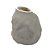 VASO DECORATIVO ORGANICO EM CERAMICA CINZA ESCURO  18X16CM - Imagem 1