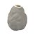 VASO DECORATIVO ORGANICO EM CERAMICA CINZA ESCURO G 17X13CM - Imagem 1