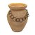 VASO DECOR RUSTICO COM ARGOLAS EM CERAMICA TERRACOTA 31CM - Imagem 1