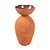 VASO RUSTICO DECORATIVO EM CERAMICA TERRACOTA 29X14CM - Imagem 1