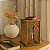 LANTERNA DECORATIVA RUTICA EM MADEIRA P 52X23X23CM - Imagem 2