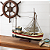 MINIATURA BARCO DE PESCA DECORATIVO VM/BR  41X41X9CM - Imagem 3