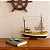 MINIATURA BARCO PESCA  DECORATIVO EM MADEIRA 43X42X14,5CM - Imagem 3