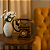 MINIATURA DE TELEFONE ANTIGO DECORATIVO 22,5X21,5X14CM - Imagem 2