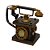 MINIATURA DE TELEFONE ANTIGO DECORATIVO 22,5X21,5X14CM - Imagem 1