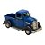MINIATURA EM METAL CAMINHONETE AZUL DECORATIVA 18X9X8,5CM - Imagem 1