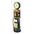 MINIATURA BOMBA GASOLINA DECORATIVA AZUL 65X19X19CM - Imagem 1