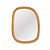 ESPELHO ORGANICO EM RATTAN 4X57,5X75CM - MART - Imagem 1