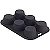 FORMA EM SILICONE PARA 6 BOLINHOS PRETA - MOZCADA - Imagem 3