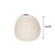 VASO EM CERAMICA BRANCO MART 24cm - Imagem 3