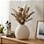 VASO EM CERAMICA BRANCO MART 24cm - Imagem 2