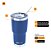 Copo Térmico Inox Siluet 850ml 2 Canudo e Escova NTK Azul - Imagem 3