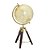 GLOBO TERRESTRE DECORATIVO COM TRIPE EM PVC/METAL 49,5CM - Imagem 1