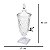 DISPENSER SUQUEIRA DE CRISTAL ECOLOGICO DIAMOND 2L LYOR - Imagem 4