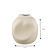 VASO DECORATIVO VOLUTA III CREAM RUSTICO 19CM - Imagem 3