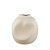 VASO DECORATIVO VOLUTA III CREAM RUSTICO 19CM - Imagem 1