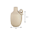 VASO GARRAFA LACO VOLUTA II BEGE RUSTICO 26,5CM - Imagem 5