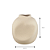VASO DECORATIVO VOLUTA III BEGE RUSTICO 19CM - Imagem 3
