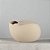 VASO DECORATIVO ESSENCIA III BEGE RUSTICO 14CM - Imagem 4