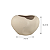 VASO DECORATIVO LUMINA III BEGE RUSTICO 16,5X27CM - Imagem 3