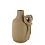 VASO GARRAFA CERAMICA MARROM RUSTICO LACO VOLUTA II 26,5CM - Imagem 1