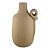 VASO GARRAFA CERAMICA MARROM RUSTICO LACO VOLUTA I 32CM - Imagem 4