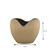 VASO DECORATIVO EM CERAMICA MARROM RUSTICO ATOMO IV 18,5CM - Imagem 3