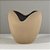VASO DECORATIVO CERAMICA MARROM RUSTICO ATOMO III 24CM - Imagem 4