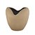VASO DECORATIVO CERAMICA MARROM RUSTICO ATOMO III 24CM - Imagem 1